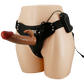 Pretty Love Universal Strap-on Harness - Vibrating Marion With 7.4" Dildo (Tan)