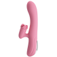Pretty Love Gina Rotating Tongue Rabbit Vibrator Pink