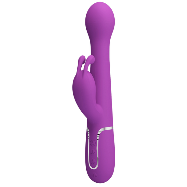 Pretty Love Dejon - 3in1 Multi-function Rabbit Vibrator Purple