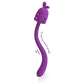 Pretty Love Cute Bunny Flirting Stick Vibrator Purple