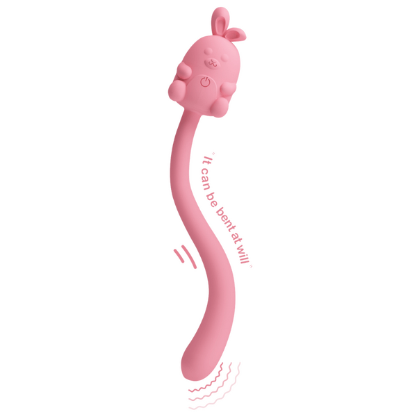Pretty Love Cute Bunny Flirting Stick Vibrator Pink