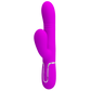 Pretty Love Mariana - 4in1 Multi-function Thumping Rabbit Vibrator Pink