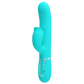 Pretty Love Gigi - 3in1 Multi-function Thumping Licking Rabbit Vibrator Seafoam