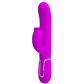 Pretty Love Gigi - 3in1 Multi-function Thumping Licking Rabbit Vibrator Pink