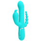 Pretty Love Cammy Triple Rabbit Vibrator Seafoam