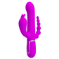 Pretty Love Cammy Triple Rabbit Vibrator Pink