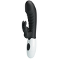 Pretty Love Naughty Bunny Rabbit Vibrator (Black)