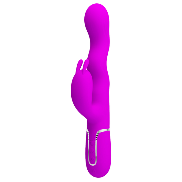 Pretty Love Laursen Wave Function Rabbit Vibrator Pink