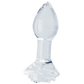 CreativeC | Clarity - Utopian Bloom - Glass Rose Butt Plug