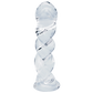 CreativeC | Clarity - Seraphic Braid - Spiral Glass Dildo