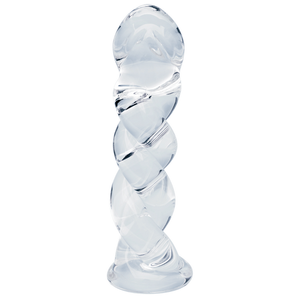 CreativeC | Clarity - Seraphic Braid - Spiral Glass Dildo