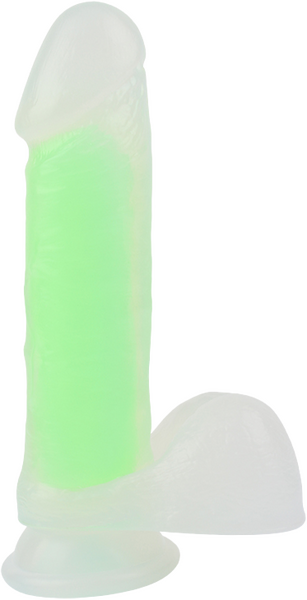 La Viva Neon Billy Glow In The Dark Green Dildo
