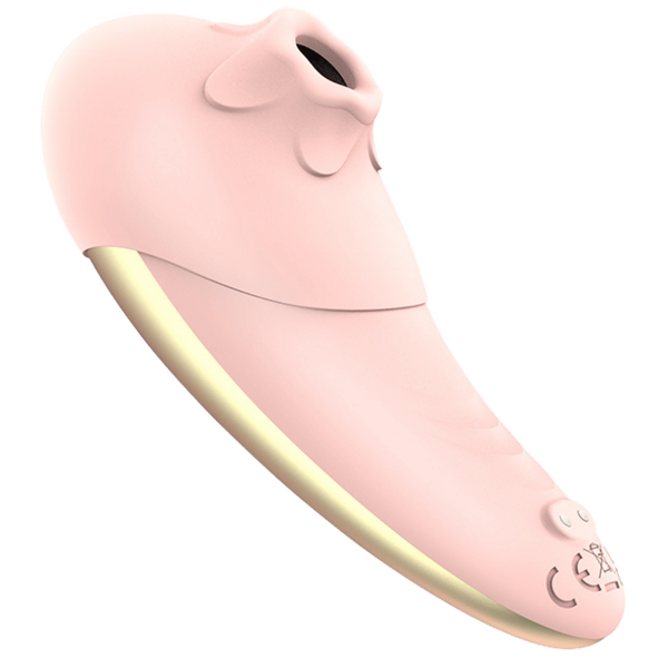 La Viva Hummingbird Tapping Suction Vibrator Pink