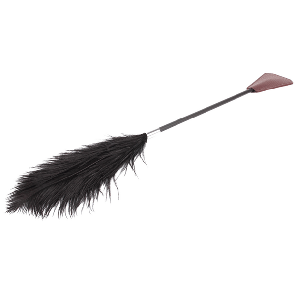Chisa Noir Crop With Feathers (Burgundy)