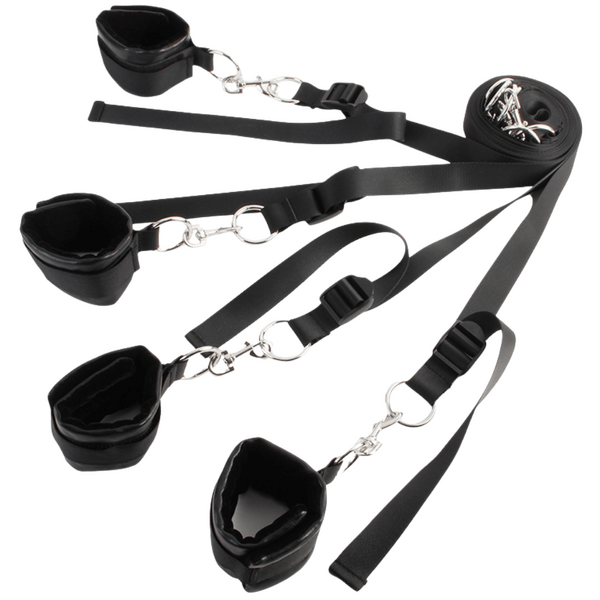 Chisa Noir Naughty Bed Restraint System