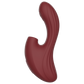 CHISA Kissen Nymph Suction Thumping Tip Vibrator Merlot