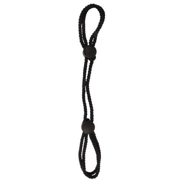 Chisa BEHAVE! Bondage Cotton Cuffs (Black)