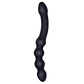 Excellent Power Deep Comber Silicone Ribbed Double Headed Plug (Black)