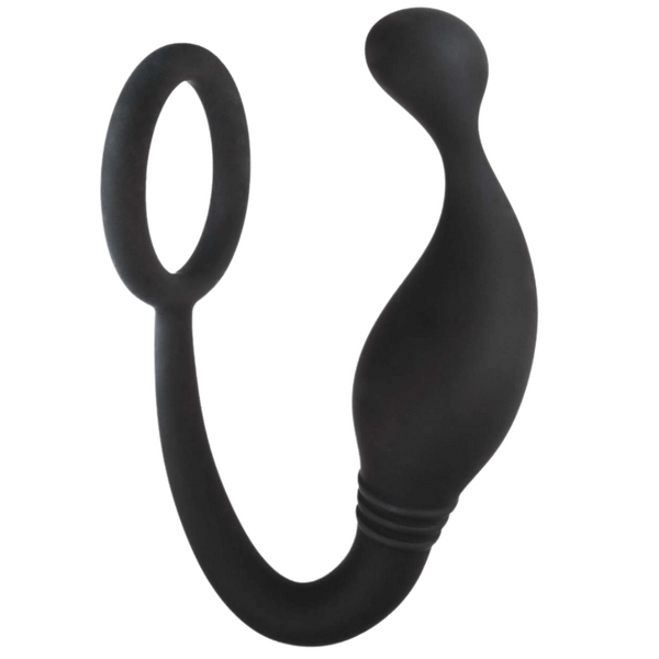 Excellent Power Jet Horny Prostate Plug With Love Ring 4"
