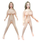 Excellent Power | Cheating Wife - Amanda - Flesh Life Size Inflatable Love Doll with Realistic Head and Holes