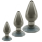 Excellent Power Black Axinite - 3 In 1 Anal Plug Kit Set (Smoke)