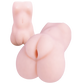 Excellent Power Bulky Sip Life-like Vagina Masturbator (Flesh)