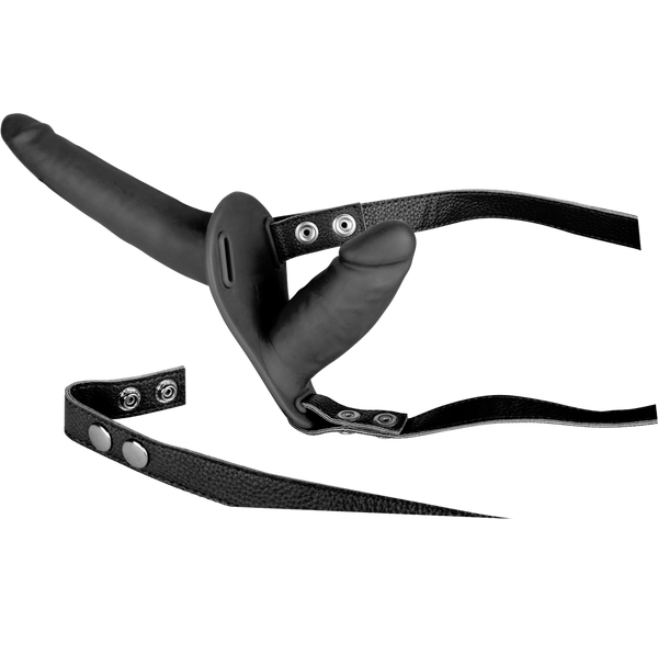 Excellent Power | Sex Companion Double Dildos Strap-On Black