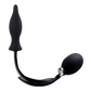 Excellent Power Strafe Inflatable Teardrop Plug With Pumps (Black)