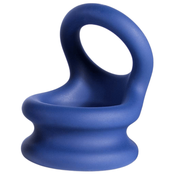 Excellent Power Macho Armor Silicone Cock & Ball Ornament Medium Blue