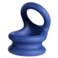 Excellent Power Macho Armor Silicone Cock & Ball Ornament Large Blue