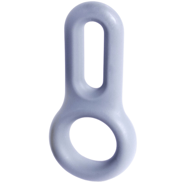 Excellent Power Macho Armor Silicone Cock & Ball Ring Ornament Grey