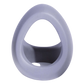 Excellent Power Macho Armor Silicone Cock & Ball Ring Ornament Grey