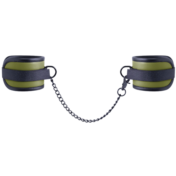 Excellent Power Naughty Moment Ankle Cuffs Green
