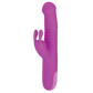 NMC Trio Thruster 3 In 1 Silicone Rotating Thrusting Rabbit Vibrator Pink