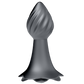 Excellent Power Iceberg Rose - 10 Rhythms Vibrating Anal Plug (Grey)