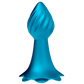 Excellent Power Iceberg Rose - 10 Rhythms Vibrating Anal Plug (Blue)