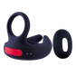 Excellent Power Giga Booster - Dual Motor Cock Ornament With Scrotal Stimulator (Black)