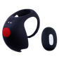 Excellent Power Giga Booster - Cock Ornament With Scrotal Stimulator (Black)