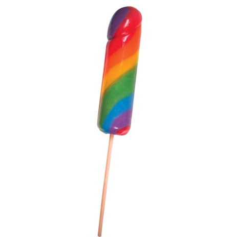 Hott Products | Jumbo Rainbow Cock Pops (6 X Display)