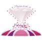 Bachelorette Party | Diamond Centerpiece