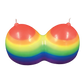Hott Products | Rainbow Jumbow Boobie Candle