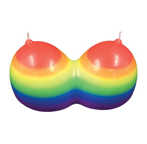 Hott Products | Rainbow Jumbow Boobie Candle
