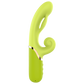 La Viva Inflatable Dual Vibrator Green Bean