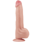 Lovetoy 11.5" King Sized Sliding Skin Dual Layer Dong (Flesh)