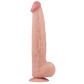 Lovetoy 13.5" King Sized Sliding Skin Dual Layer Dong (Flesh)
