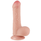 Lovetoy 7" Sliding Skin Dual Layer Dong (Flesh)