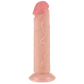 Lovetoy 8" Sliding Skin Dual Layer Dong (Flesh)