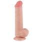 Lovetoy 8" Sliding Skin Dual Layer Dong (Flesh)
