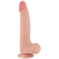 Lovetoy 8.5" Sliding Skin Dual Layer Dong (Flesh)