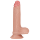 Lovetoy Nature Cock 7" Dual Layered Platinum Silicone Cock (Flesh)